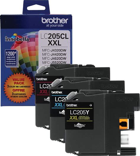 Buy Brother Genuine Super High Yield Color Ink Cartridge, LC2053PKS ...