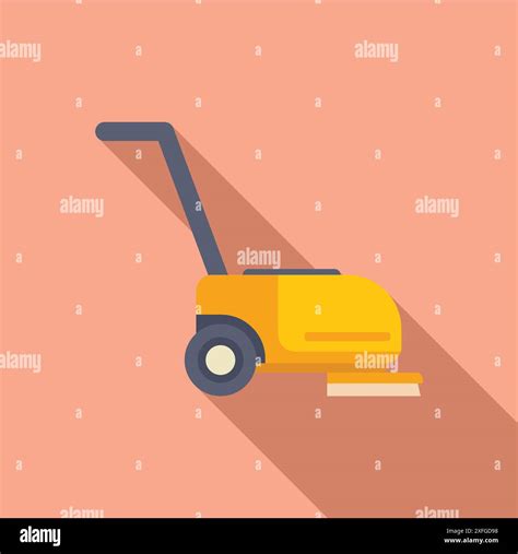 Professional cleaning equipment floor polisher buffing machine icon ...