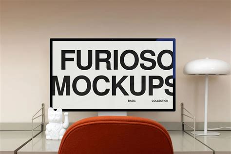 Mac Studio Display Mockup 04FM | Premium & Free PSD Mockup Store