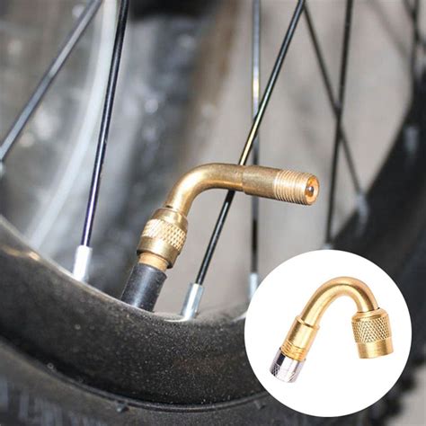 45 Degree Brass Air Tyre Valve Schrader Valve Stem with - 45– UNIQKART