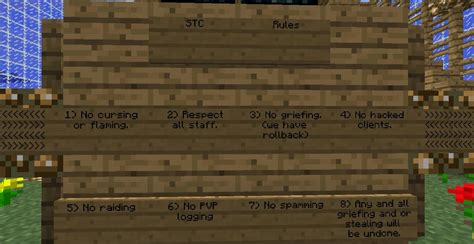 All Minecraft Rules 的图像结果