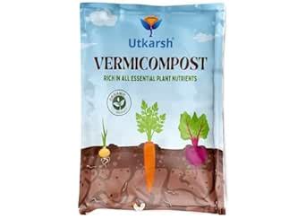 Utkarsh Vermicompost Organic Fertilizer & Manure (Improves Soil ...