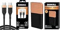 Duracell Power Bank 10000 mAh, Portable Charger, USB C/Micro USB Input ...