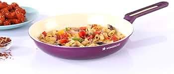 Wonderchef Bellagio Fry Pan | 20 cm | 1.1 L | Non-Stick Ceramic Coating ...