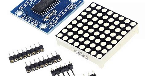 MAX7219 8X8 Dot LED Matrix Display Module