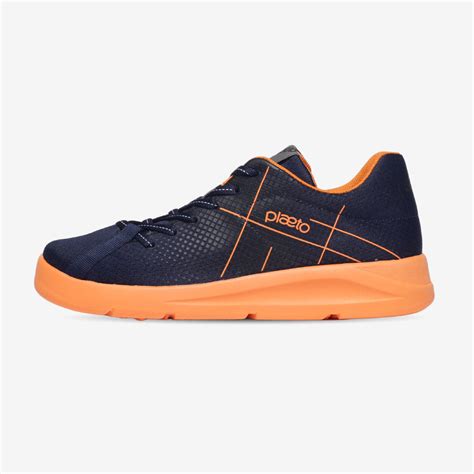 Plaeto Block 5 Men's Multiplay Sports Shoes - Navy Blue / Orange