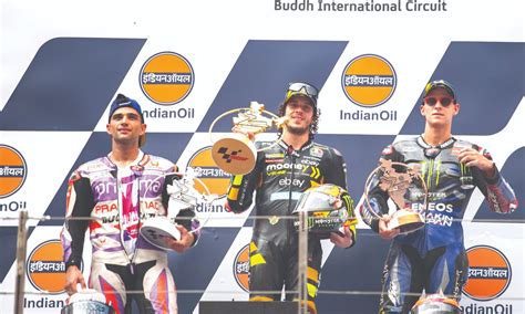 Bezzecchi wins inaugural Indian MotoGP