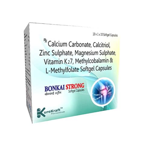 BonkaiStrong - Calcium Carbonate, Calcitriol, Zinc Sulphate, Magnesium ...