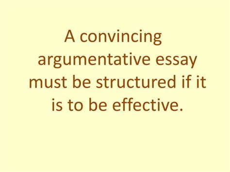 Image result for Argumentative Structure