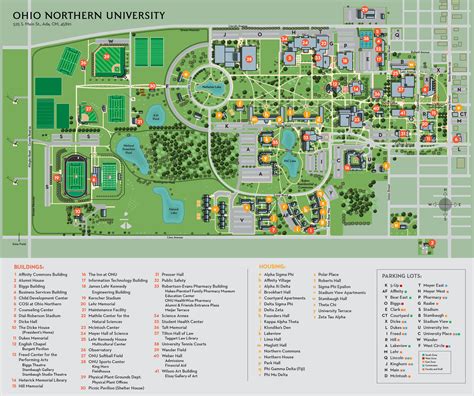 Campus Map | Ohio Northern University