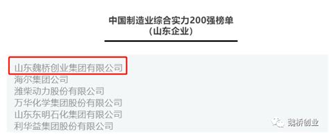 魏桥创业 山东宏桥入选山东省供应链金融核心企业白名单_信息化