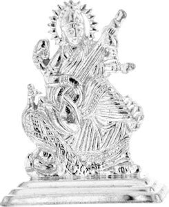 Sri Jagdamba Pearls Saraswathi Silver Idol Decorative Showpiece - 3.2 ...
