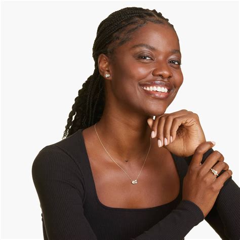 Toi Et Moi Pendant Necklace With Heart And Emerald Cut Lab-Grown ...