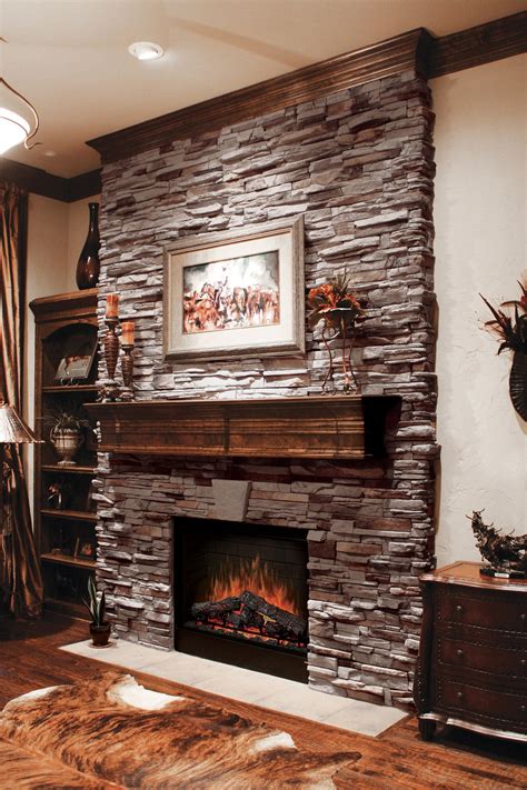 Stacked Stone Fireplace Design – Fireplace Guide by Chris