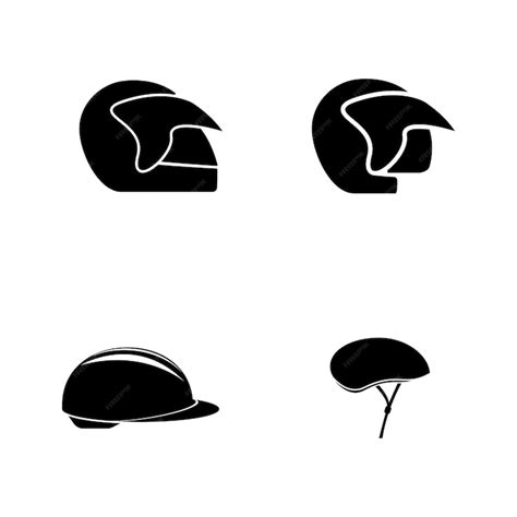 Premium Vector | Helmet logo vektor