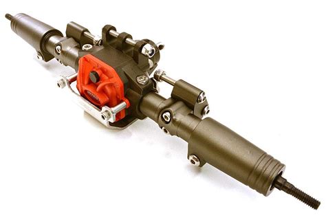 Integy RC Model Hop-ups C27897GUN Alloy Complete Rear Axle Assembly w ...
