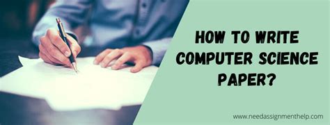 Image result for Computer Science Paper Format
