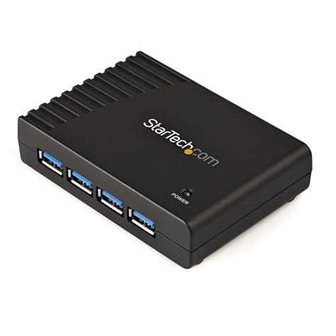 ST4300USB3EU StarTech.com | StarTech.com 4 Port USB 3.0 USB A USB 3.0 ...