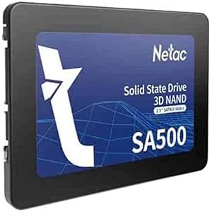 Amazon.in: Buy Netac 128GB SA500 SSD, 2.5", SATA3, 3D TLC NAND, R/W 500 ...