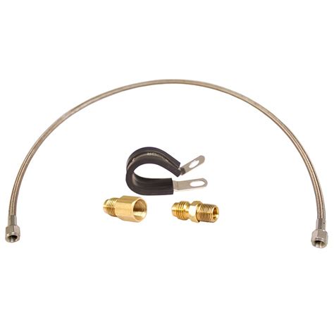 GlowShift Sensor Relocation Hose Kit for Oil & Fuel Pressure Sensors ...