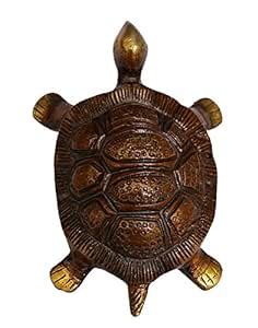 Buy CRAFTHUT Elite Brass Turtle for Vaastu and Feng Shui, Antique Look ...