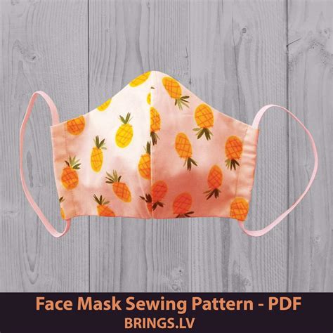 Image result for Printable Face Mask Pattern