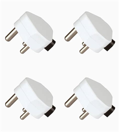 HAVELLS 6 A 3 Pin Plug Top Reo AHEGXXW063 (Pack Of 4) 6 A 3 Pin Plug ...