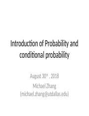 Image result for Introduction to Conditional Probability Course