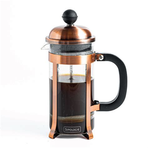 Buy Sipologie Vintage Copper Small French Press Coffee Maker, 350ml