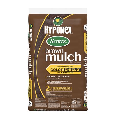 Buy Hyponex by Scotts Brown Mulch, 2 cu. ft., Provides Year-Long Color ...