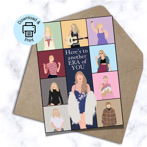 Free Printable Taylor Swift Birthday Card
