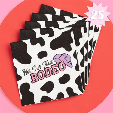 Buy xo, Fetti Not Our First Rodeo Napkins - 3-ply, 25 pcs ...