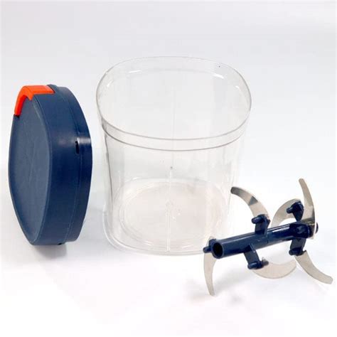 VIEWIDE Plastic Handy Chopper 1100ml Kitchen Chopper with 6 Blades and ...
