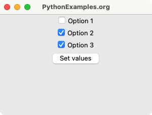 Tkinter Widgets Python Check Button 的图像结果