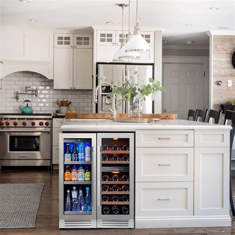 30'' Wine & Beverage Fridge Bundle by Ca'Lefort, Bulit in & FreeStanding