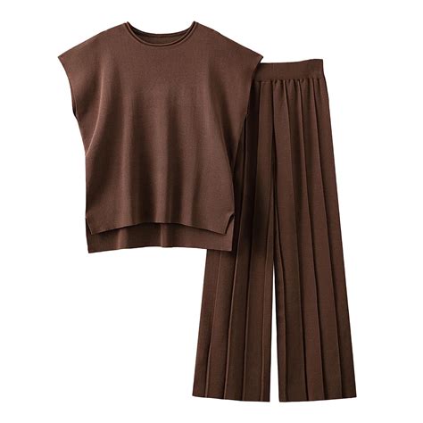 RQYYD Sweater Sets Women 2 Piece Outfits for Women Sweater Sets Knit ...