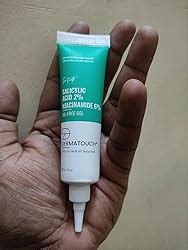 Dermatouch Salicylic Acid 2% Niacinamide 6% Anti-Acne Oil-Free Gel For ...
