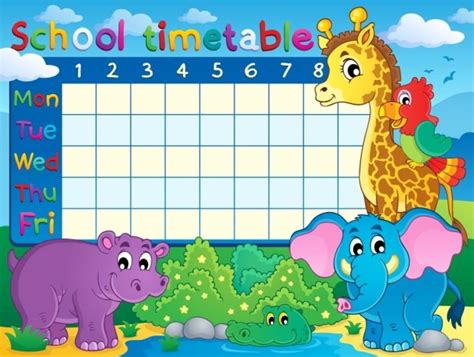 school timetable |poster for kids|alphabest posters|number posters|kids ...