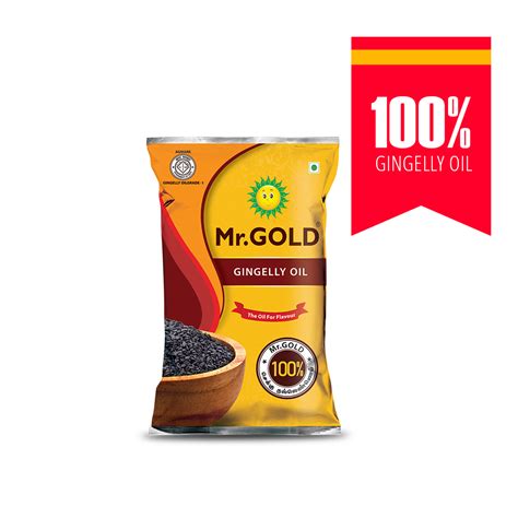 Mr. Gold Cold Pressed Gingelly Oil Pouch, 1 L – sunrajaoilindustries