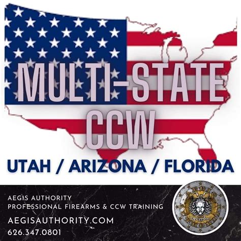 MULTI-STATE, Non-Resident CCW CLASS for Arizona, Florida & Utah ...