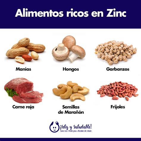 Alimentos ricos en Zinc | Alimentos ricos en minerales, Alimentos, Tabla nutricional de alimentos