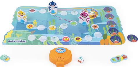 Buy Pinkfong Baby Shark, Party at the Reef Board Game, for Families and ...