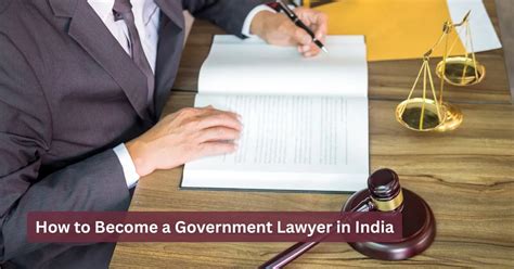 How to Become a Government Lawyer in India
