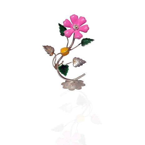 Silverz Silver Multicoloured Flower Plant (11 * 7) : Amazon.in: Home ...