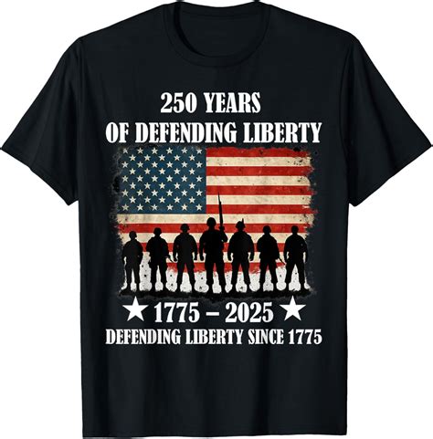 Patriotic USA Us Military Parade 250th anniversary 2025 T-Shirt ...