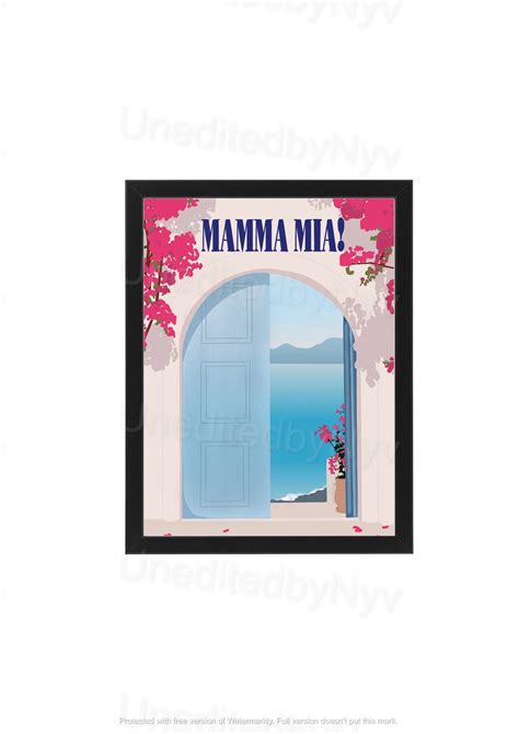 Mamma Mia Movie Poster Minimalist - Etsy UK