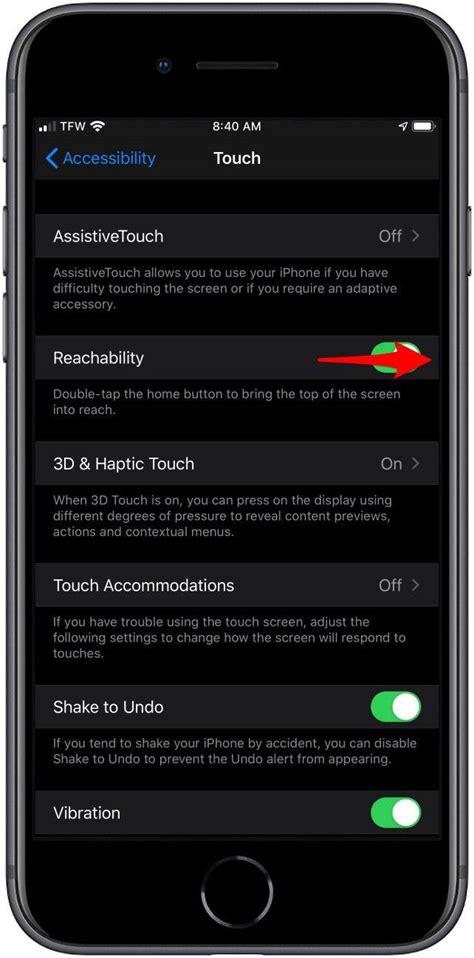 Image result for How to Use Reachability iPhone 12