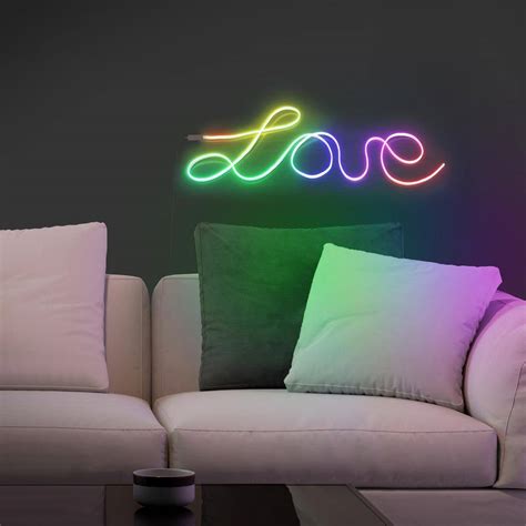 Buy NEON FLEX+ 2M RGB Flow WiFi Memory Wire Neon w controller Online at ...