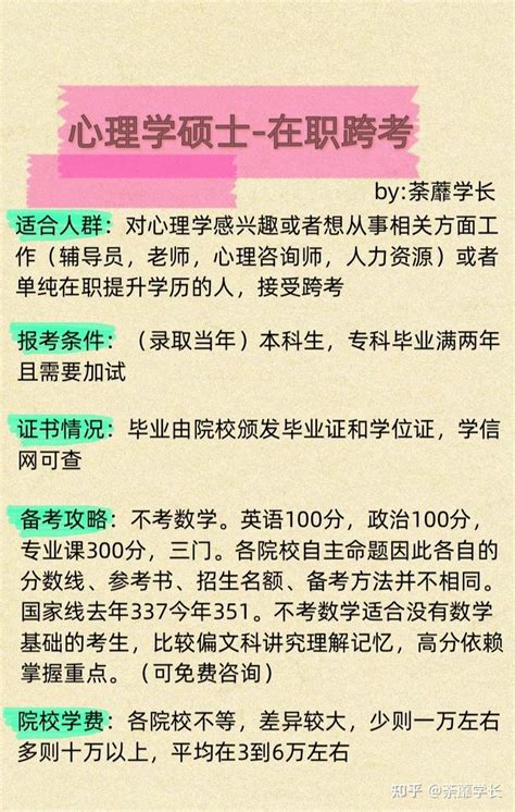 心理学专业硕士如何报考_心理学在职研究生_在职研究生招生信息网