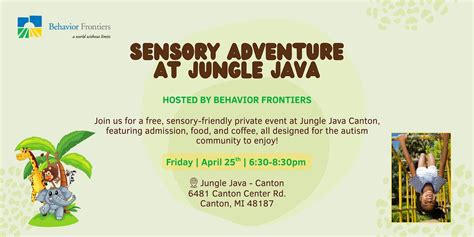 Sensory Adventure at Jungle Java - Canton!, 6481 N Canton Center Rd, 25 ...